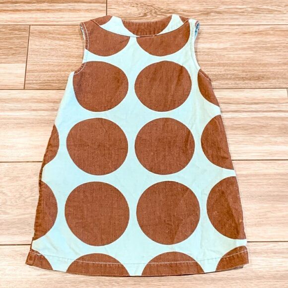 Mini Boden Corduroy Polka Dot Dress Size 2-3Y - Picture 4 of 4